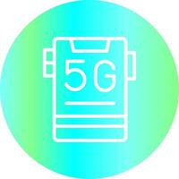5G Creative Icon Design vector