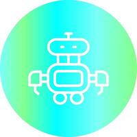diseño de icono creativo robot vector