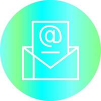 Email Marketing Creative Icon Design vector