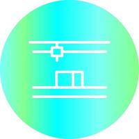 3D Printing Creative Icon Design vector