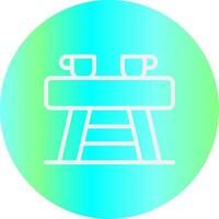Coffee Table Creative Icon Design vector