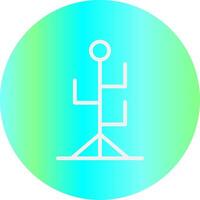 Clothes Stand Creative Icon Design vector