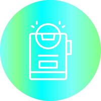 Light Creative Icon Design vector