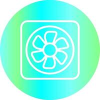 Fan Creative Icon Design vector