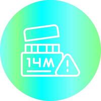 Expiry Date Creative Icon Design vector