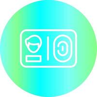 Smart Card Creative Icon Design vector