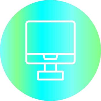 Monitor Creative Icon Design vector