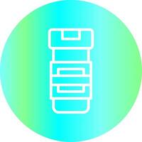 Test Tube Creative Icon Design vector