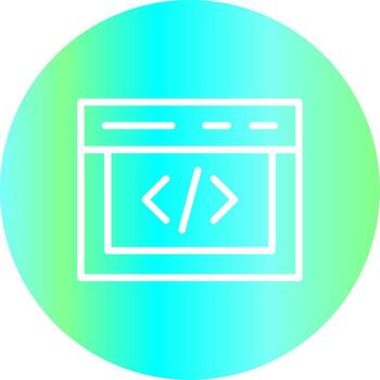 Coding Creative Icon Design vector