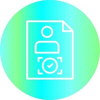 Approval Creative Icon Design vector
