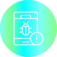 Bug Creative Icon Design vector