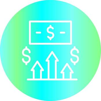 aumentar el diseño de iconos creativos vector