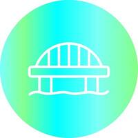 diseño de icono creativo de puente vector