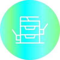 Copy Machine Creative Icon Design vector