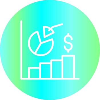 Line Gradient Circle Design vector