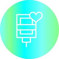 Transfusion Creative Icon Design vector