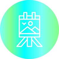Canvas Creative Icon Design vector