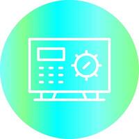 Safe Box Creative Icon Design vector