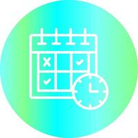 Schedule Creative Icon Design vector