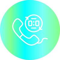Call Back Creative Icon Design vector