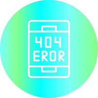 Error Creative Icon Design vector