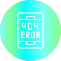 Error Creative Icon Design vector