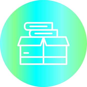 Line Gradient Circle Design vector