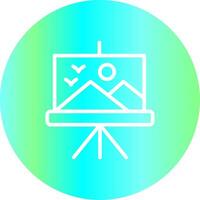 Canvas Creative Icon Design vector