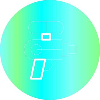 Line Gradient Circle Design vector