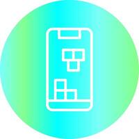 Mobile Gaming Creative Icon Design vector
