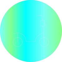 Line Gradient Circle Design vector