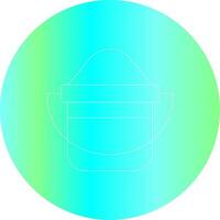 Line Gradient Circle Design vector