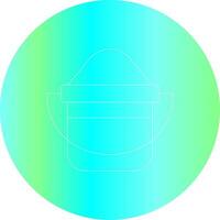 Line Gradient Circle Design vector