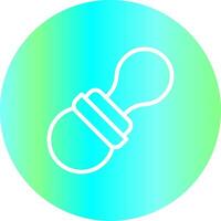 Line Gradient Circle Design vector
