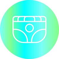 Diaper Creative Icon Design vector