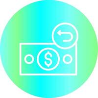 Line Gradient Circle Design vector