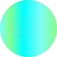 Line Gradient Circle Design vector