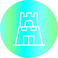 Castle Toy Creative Icon Design vector