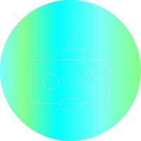 Line Gradient Circle Design vector