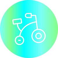 Bike Toy Creative Icon Design vector