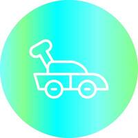 Car Toy Creative Icon Design vector