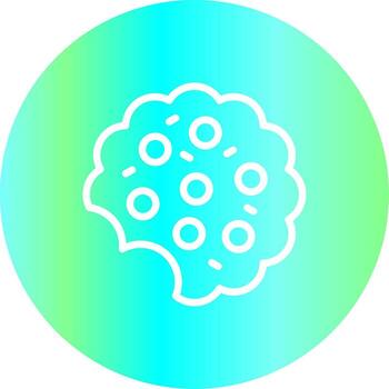 Line Gradient Circle Design vector