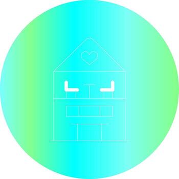 línea degradado circulo diseño vector