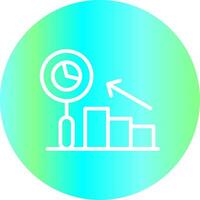 Predictive Analytics Creative Icon Design vector