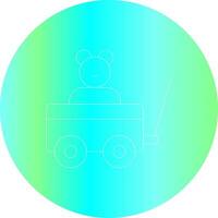 Line Gradient Circle Design vector