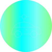 Line Gradient Circle Design vector