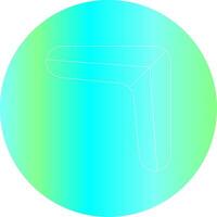 Line Gradient Circle Design vector
