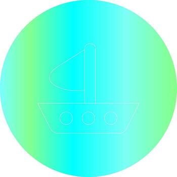 Line Gradient Circle Design vector