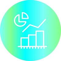 Statistical Analysis Creative Icon Design vector