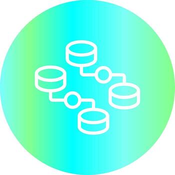 desestructurado datos creativo icono diseño vector